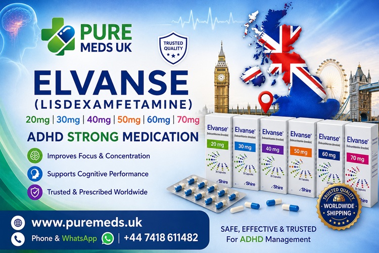 Buy Elvanse 20mg Online UK Trusted ADHD Treatment